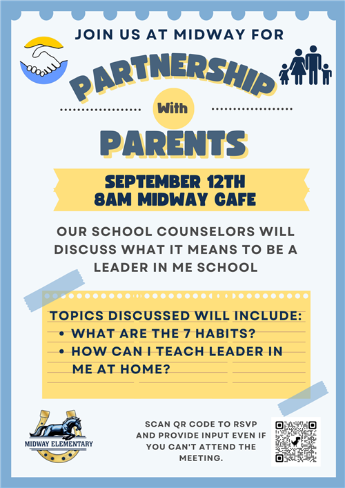 Partnership with Parents flyer